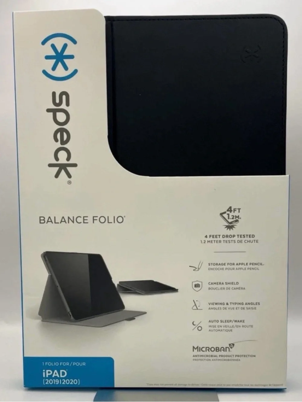speck Balance Folio Black Tablet Case